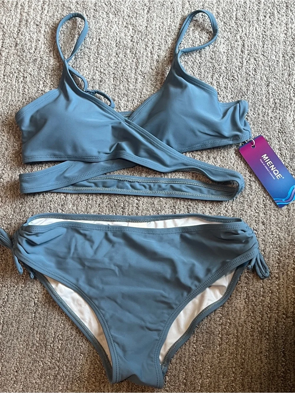 Tween Teen Girls Two Piece Bikini Set Removable Pads 2634/bb15-1